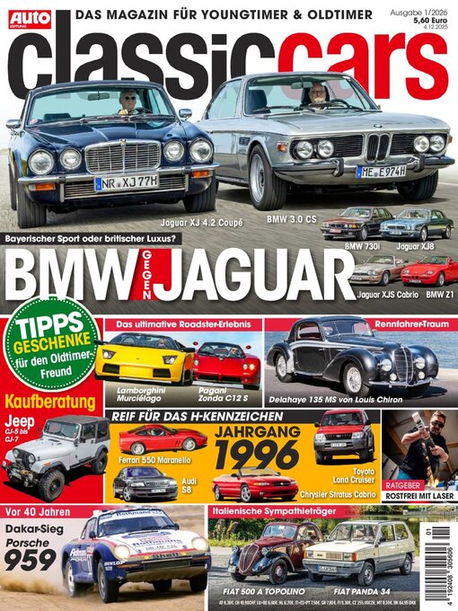 Title details for Auto Zeitung Classic Cars by Bauer Vertriebs KG - Available